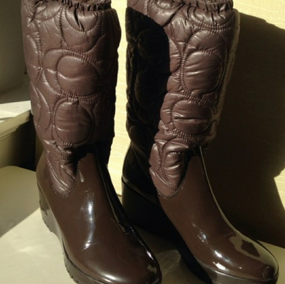 Coach Cantina Quilted winter Boots - Picture 3 of 10